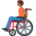 🧑🏾‍🦽 person in manual wheelchair: medium-dark skin tone display on Twitter